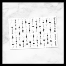 Load image into Gallery viewer, Groovy Floral / Dangle / Foiled