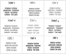 Load image into Gallery viewer, Days Script