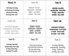 Load image into Gallery viewer, Days Script