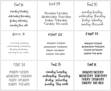 Load image into Gallery viewer, Days Script