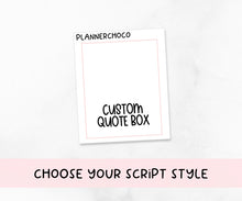 Load image into Gallery viewer, Custom Quote Full Box V1 / Foiled