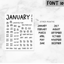 Load image into Gallery viewer, Monthly Overlay / Foiled