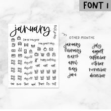 Load image into Gallery viewer, Monthly Overlay / Foiled