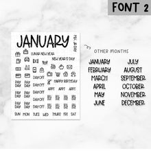 Load image into Gallery viewer, Monthly Overlay / Foiled