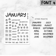Load image into Gallery viewer, Monthly Overlay / Foiled