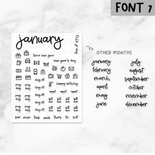 Load image into Gallery viewer, Monthly Overlay / Foiled