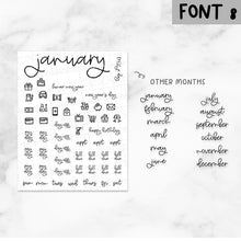 Load image into Gallery viewer, Monthly Overlay / Foiled