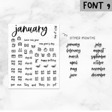 Load image into Gallery viewer, Monthly Overlay / Foiled