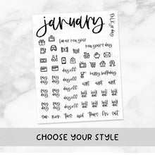 Load image into Gallery viewer, Monthly Overlay / Foiled