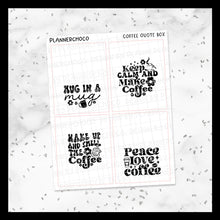 Load image into Gallery viewer, Coffee / Retro Quote Full Box 3.0 / Foiled
