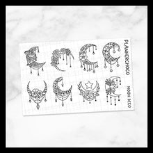 Load image into Gallery viewer, Crescent Moon / Deco / Foiled