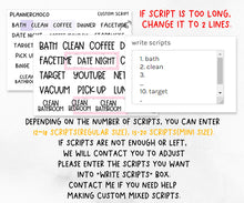 Load image into Gallery viewer, Custom Mixed - Scripts / Foiled