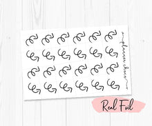 Load image into Gallery viewer, Curved arrow / Foiled