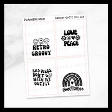 Load image into Gallery viewer, Groovy / Quote Full Box 7.0 / Foiled