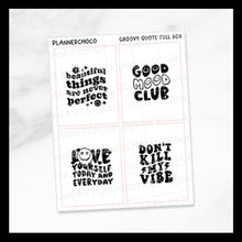 Load image into Gallery viewer, Groovy / Quote Full Box 2.0 / Foiled