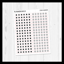 Load image into Gallery viewer, Star / Solid Header / Foiled