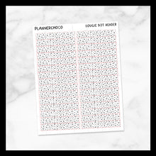 Load image into Gallery viewer, Bougie Dot / Confetti Header / Foiled