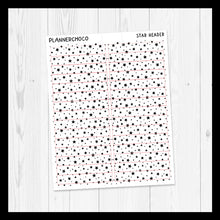 Load image into Gallery viewer, Star / Confetti Header 1.0 / Foiled