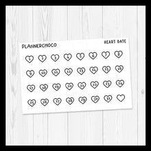 Load image into Gallery viewer, Heart / Date 3.0 / Foiled