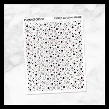 Load image into Gallery viewer, Cherry Blossom / Confetti Header / Foiled