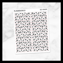 Load image into Gallery viewer, Bee / Confetti Header / Foiled