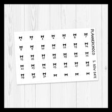 Load image into Gallery viewer, Solid Bow / Date / Foiled