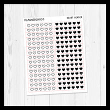 Load image into Gallery viewer, Heart / Solid Header / Foiled