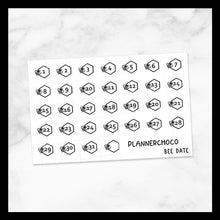 Load image into Gallery viewer, Honeycomb / Date / Foiled