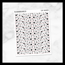 Load image into Gallery viewer, Cat / Confetti Header / Foiled