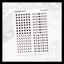 Load image into Gallery viewer, Cat / Solid Header / Foiled