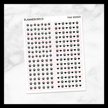 Load image into Gallery viewer, Paw / Solid Header / Foiled