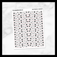 Load image into Gallery viewer, Butterfly / Confetti Header / Foiled
