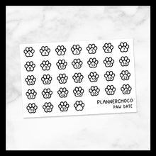 Load image into Gallery viewer, Paw / Date / Foiled