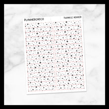 Load image into Gallery viewer, Twinkle / Confetti Header / Foiled