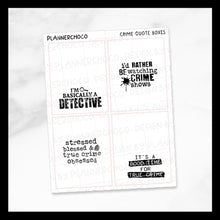 Load image into Gallery viewer, Crime / Quotes Full Box 2.0 / Foiled
