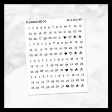Load image into Gallery viewer, Date Square 4.0 / Foiled