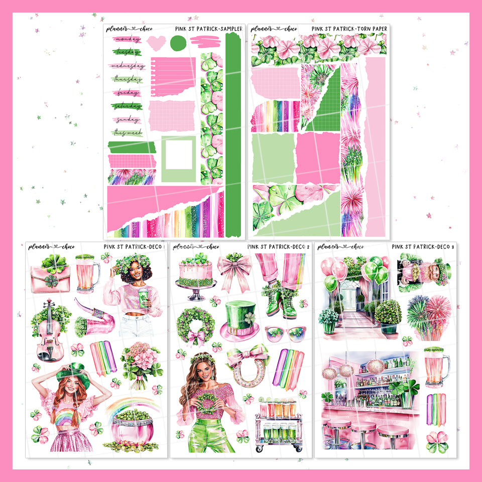 Pink St Patrick's Day / Journaling Kit