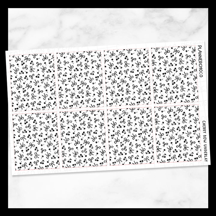 Cherry & Bow / Underlay / Foiled