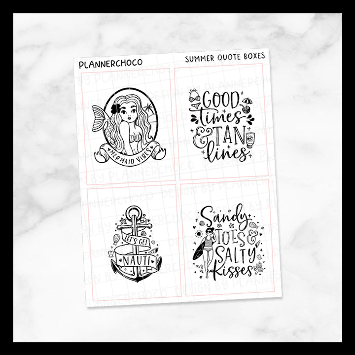 Summer / Quote Full Box 17.0 / Foiled