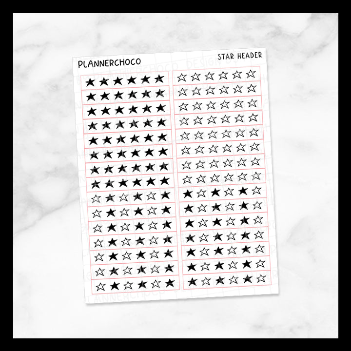 Star v2 / Solid Header / Foiled