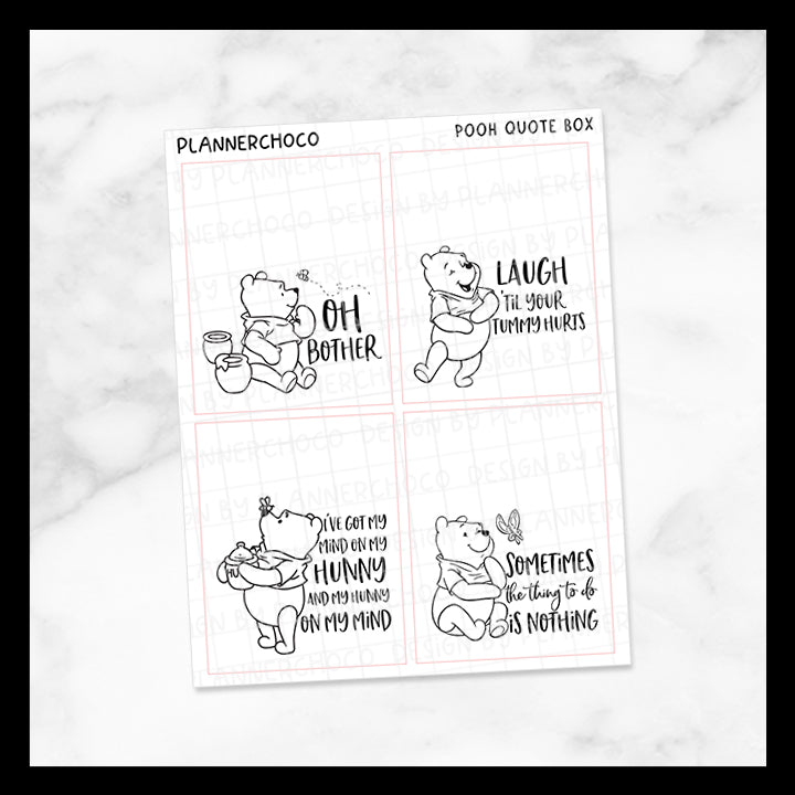 Pooh / Quote Full Box / Foiled