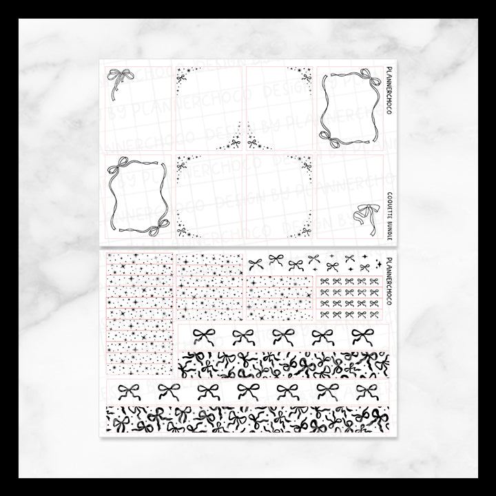 Bow Coquette / Bundle / Foiled