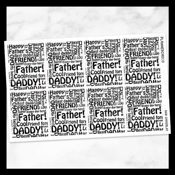 Father's Day / Underlay / Foiled