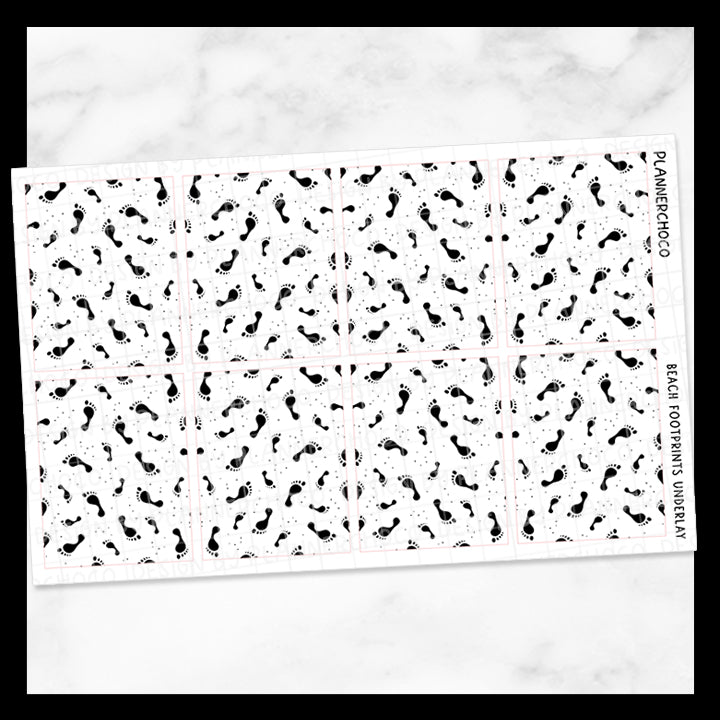 Footprints / Underlay Box / Foiled – plannerchoco