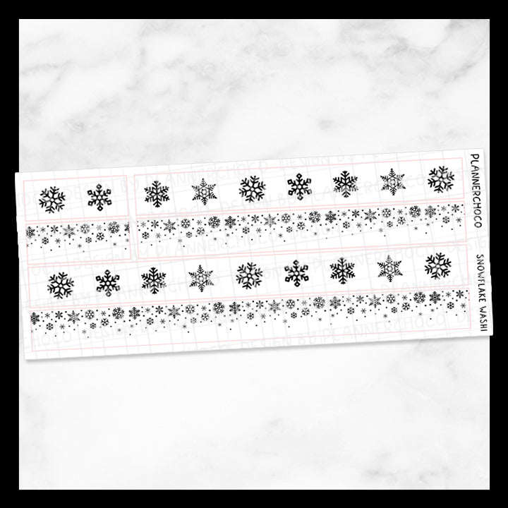 Snowflake / Washi 1.0 / Foiled