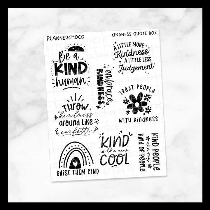 Kindness / Quotes / Foiled