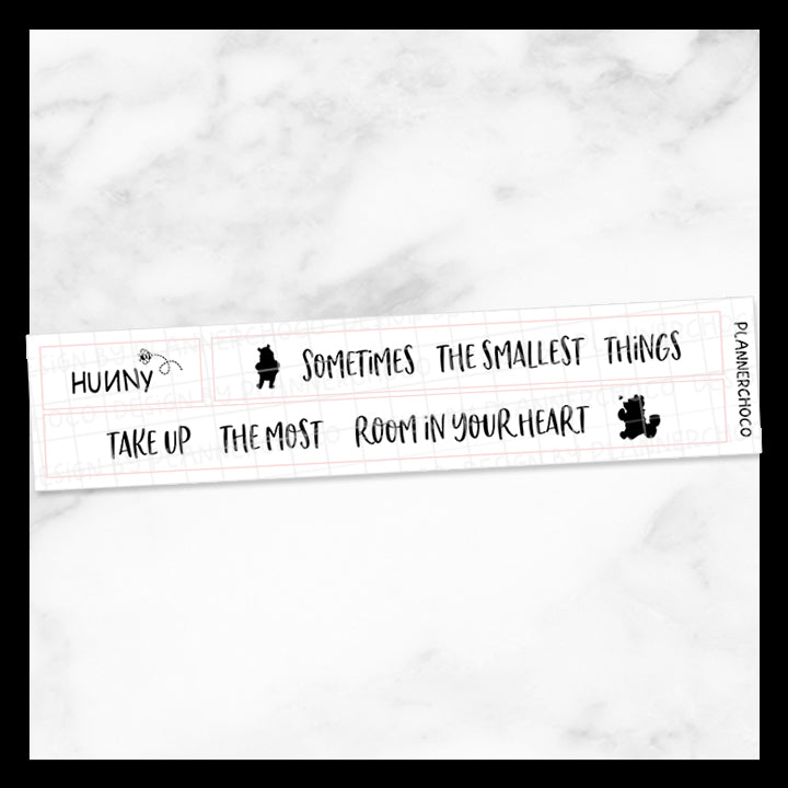 Pooh / Washi 1.0 / Foiled