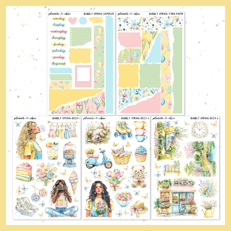 Bubbly Spring / Journaling Kit