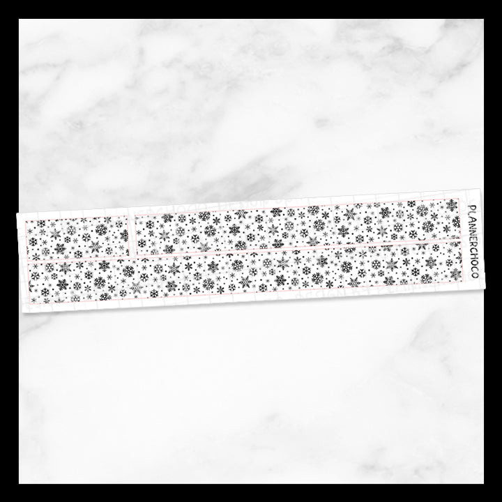 Snowflake / Pattern Washi 1.0 / Foiled