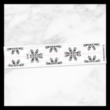 Load image into Gallery viewer, Snowflake Half / Mini Washi / Foiled
